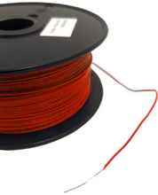 Load image into Gallery viewer, Red 1000 Feet, UL 1007/1569, 24 Gauge Solid Hook Up Wire (Tinned Copper), 300V Rating, 80ºC Temperature Rating
