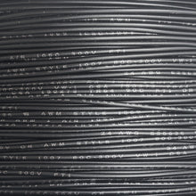 Load image into Gallery viewer, 1,000 Feet Black 24 Gauge Solid Hook-Up Wire, Tinned Copper, PVC Insulation, UL 1007/1569, RoHS Compliant
