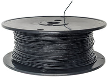 Load image into Gallery viewer, 1,000 Feet Black 24 Gauge Solid Hook-Up Wire, Tinned Copper, PVC Insulation, UL 1007/1569, RoHS Compliant
