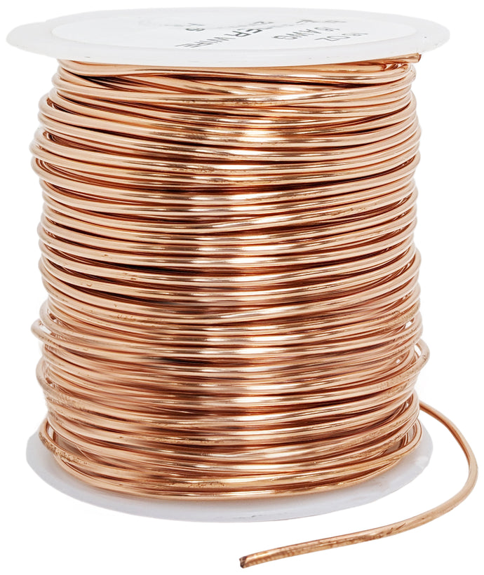 126 Feet 16 Gauge Soft Bare Copper Crafting Wire (1 Pound Spool)