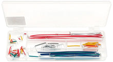 Load image into Gallery viewer, Premium 830 Contact Point Solderless Breadboard with 70 Piece Jumper Wire Set, 3 Binding Posts, Metal Backplate (7.2&quot; x 3.8&quot;)
