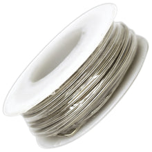 Load image into Gallery viewer, 50 Feet 18 Gauge Silver Color Tinned Copper Wire, 0.0403&quot; Diameter
