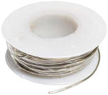Load image into Gallery viewer, 50 Feet 18 Gauge Silver Color Tinned Copper Crafting Wire, Uninsulated
