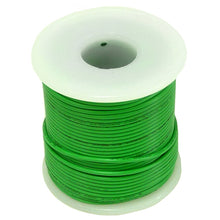 Load image into Gallery viewer, 100 Feet Green 22 Gauge Stranded Hook-Up Wire, Tinned Copper, PVC Insulation (Shade May Vary)
