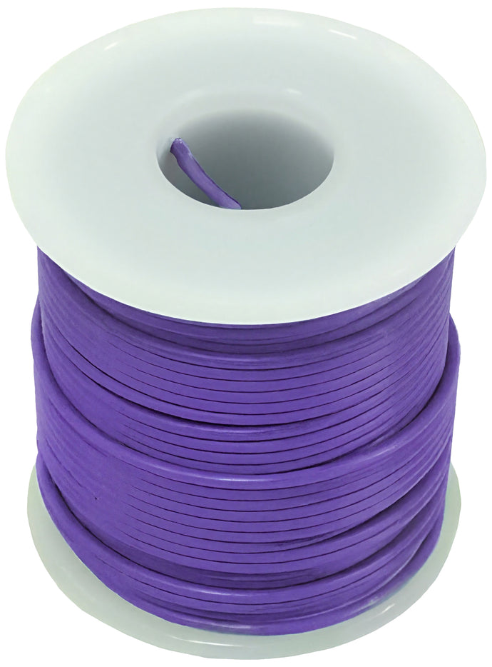 100 Feet Purple 22 Gauge Stranded Hook-Up Wire, Tinned Copper, PVC Insulation (Shade May Vary)