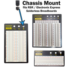 Load image into Gallery viewer, Replacement Black Binding Post, Chassis Mount for Solderless Breadboard (0.43" Diameter x 1" Length)
