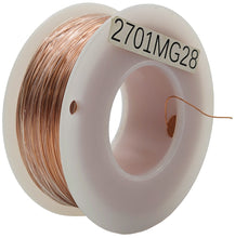 Load image into Gallery viewer, 1/4 Pound 28 Gauge Copper Magnet Wire, Approx. 500 Feet Length
