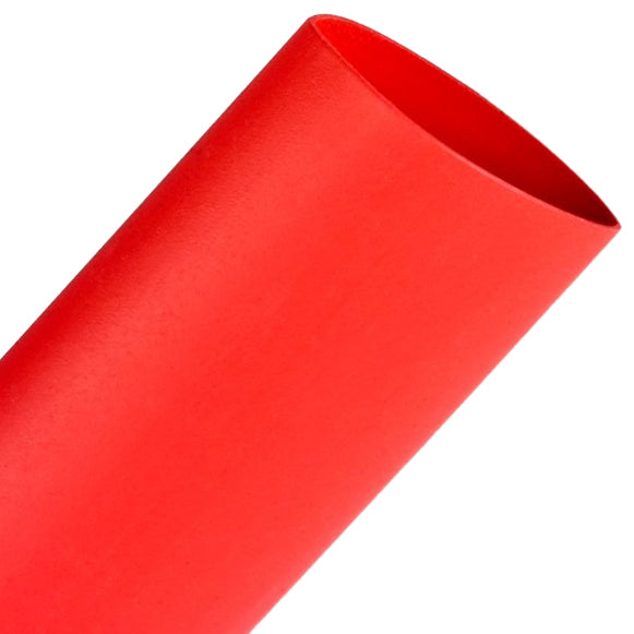 3M Red Heat Shrink Thin-Wall Tubing, 1/2