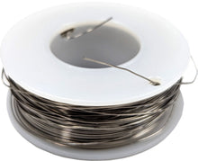 Load image into Gallery viewer, Nichrome Resistance Wire, 1/4 Lb Spool, 26 AWG, Composition: 60% Nickel, 16% Chromium and 24% Iron ASTM B267
