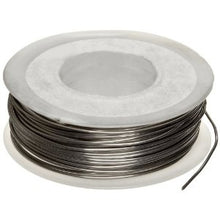 Load image into Gallery viewer, Nichrome Resistance Wire, 1/4 Lb Spool, 26 AWG, Composition: 60% Nickel, 16% Chromium and 24% Iron ASTM B267
