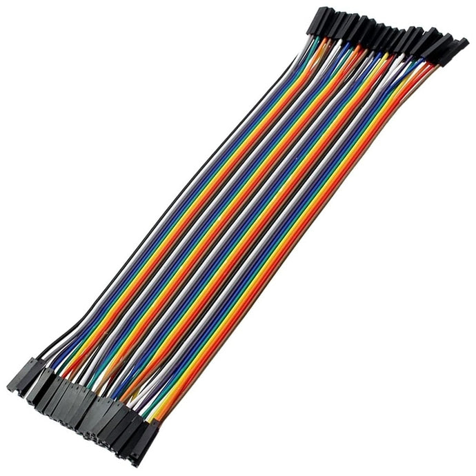40-Pin Female to Female Jumper Wire Cable, Dupont F to F, 8-inch Length