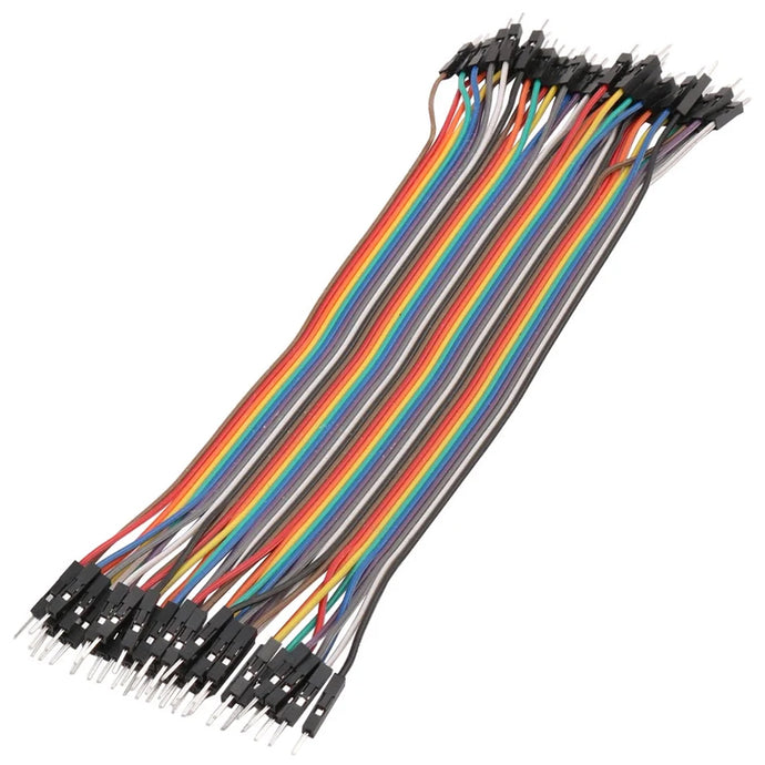 40-Pin Male To Male Jumper Wire Cable, Dupont M to M, 8-inch Length