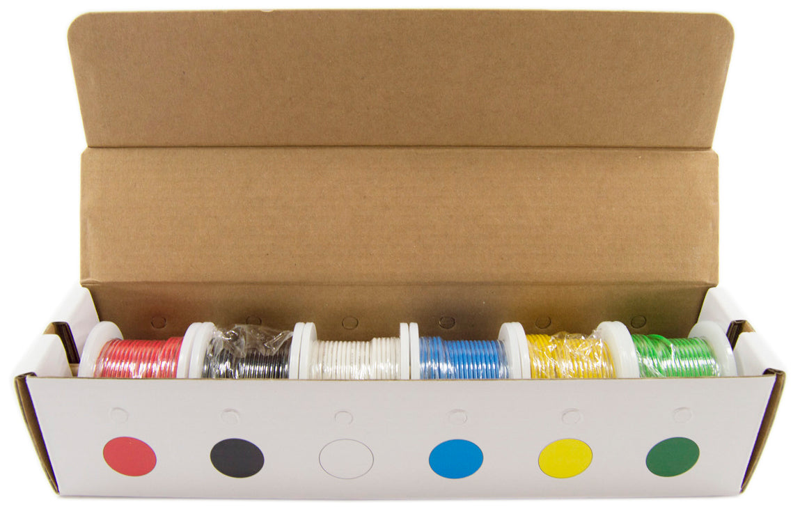 Electrical Wire 22 Gauge Silicone Wire Kit - 8 Colors 10ft Each ...