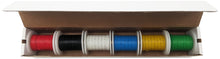 Load image into Gallery viewer, Stranded 26 Gauge Hook Up Wire Kit - Includes 6 Different Color 100 Foot Spools, Tinned Copper, PVC Insulated
