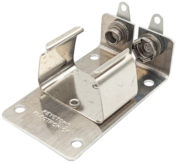 Metal 9V Battery Holder with Solder Terminals, Measures 1.99