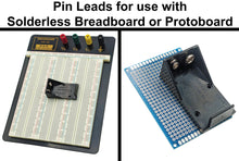 Load image into Gallery viewer, 9V Battery Holder with PC Leads, Plastic Case (2.12&quot; x 1.18 x 0.81&quot;)
