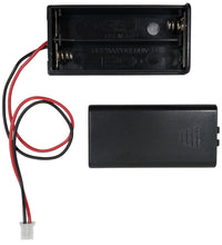 Load image into Gallery viewer, AAA Battery Holder with Cover and JST Connector (Holds 2 AAA Batteries)
