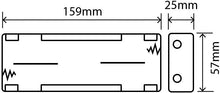 Load image into Gallery viewer, 6 C Battery Holder, Plastic Case with Solder Tags (6.26&quot; x 2.24&quot; x 0.98&quot;)
