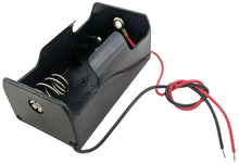 Load image into Gallery viewer, 4 Pack Single &#39;D&#39; Cell Battery Holder with Wire Leads, Plastic Case (2.71&quot; x 1.45&quot; x 1.22&quot;)
