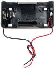 Load image into Gallery viewer, 4 Pack Single &#39;D&#39; Cell Battery Holder with Wire Leads, Plastic Case (2.71&quot; x 1.45&quot; x 1.22&quot;)
