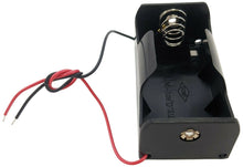 Load image into Gallery viewer, 4 Pack Single &#39;D&#39; Cell Battery Holder with Wire Leads, Plastic Case (2.71&quot; x 1.45&quot; x 1.22&quot;)
