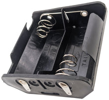 Load image into Gallery viewer, 2 &#39;D&#39; Battery Holder with Solder Lugs, Plastic (2.8&quot; x 2.8&quot; x 1&quot;)
