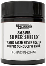 Load image into Gallery viewer, MG Chemicals 843WB Super Shield Water Based Silver Coated Copper Print, Light Metallic Brown, 12 mL Glass Jar (843WB-15ML)
