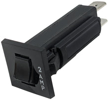 Load image into Gallery viewer, 2A Thermal Circuit Breaker, 1 Pole, 250V AC / 32V DC, Snap-in Panel Mount with Push to Reset Actuator (W28-XQ1A-2)
