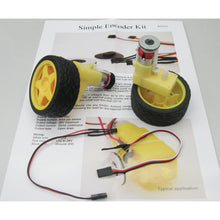 Load image into Gallery viewer, Dagu Motor and Encoder Kit for Robotics Projects, Includes Pair of Wheels, Motors, Encoder Kits (RS034)
