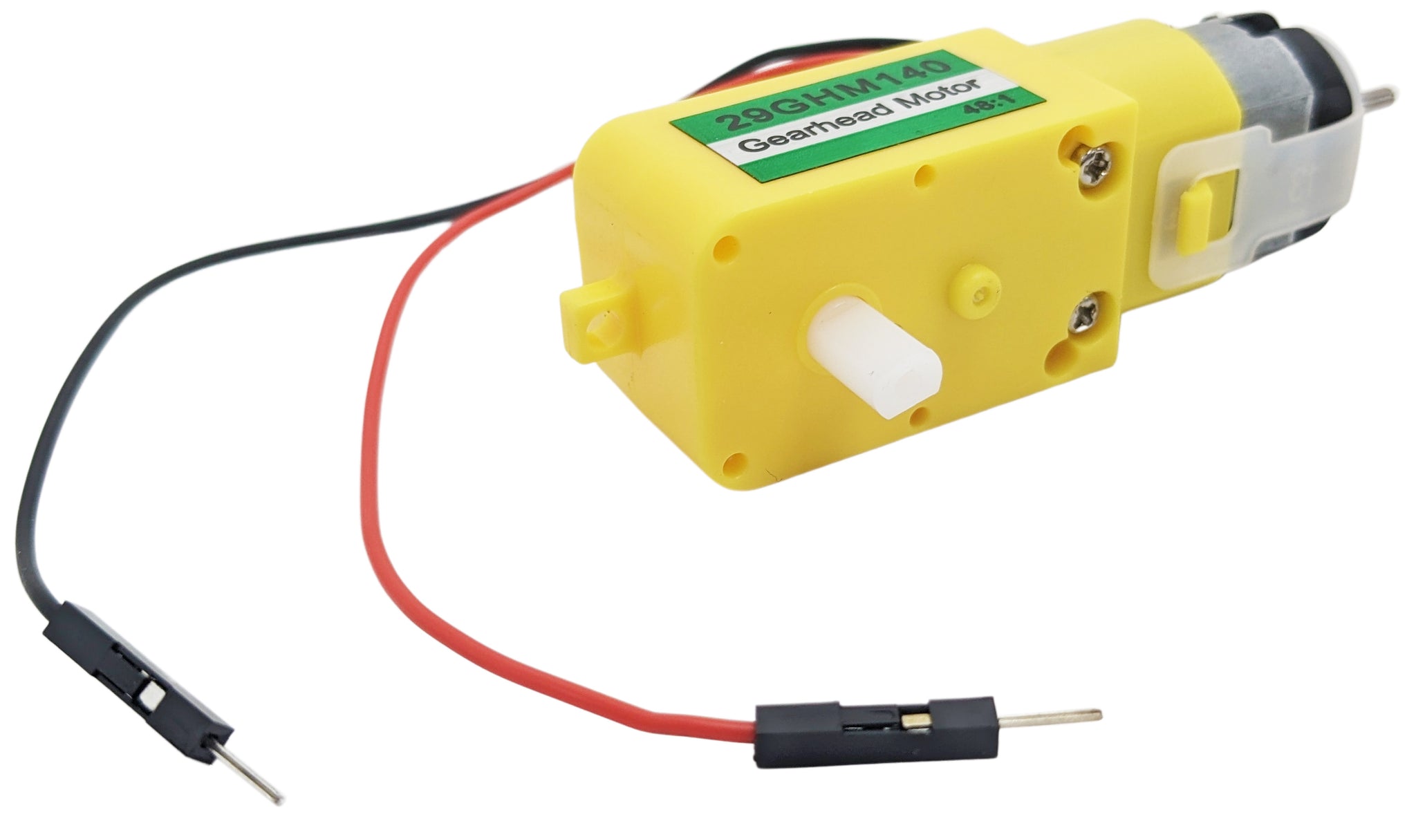 hobby motors and gears Dual Shaft Gear Head Motor, 140 RPM at 4.5V DC, 48:1 Gearbox Ratio, Ho –  SciencePurchase