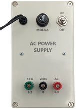 Load image into Gallery viewer, Low Voltage AC Power Supply with Binding Posts, 6.3V or 12.6V AC Output (Assembled Version)
