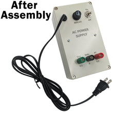 Load image into Gallery viewer, Low Voltage AC Power Supply Soldering Practice Kit with Assembly Manual, 6.3V or 12.6V AC Output
