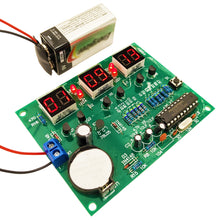 Load image into Gallery viewer, Assembled 24 Hour Digital Clock with Circuit Diagram (HH : MM : SS Display)
