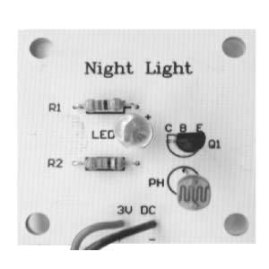 Night Light Electrical Engineering and Soldering Practice Kit with Assembly Manual