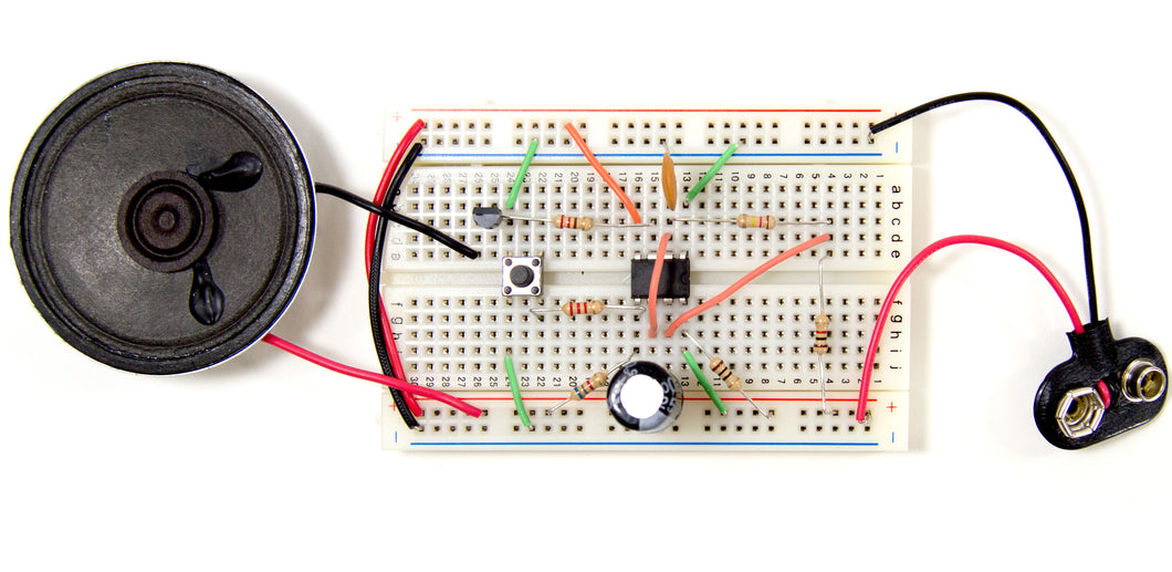 Siren Alarm Electrical Engineering Kit with Circuit Diagram (No Soldering Required)