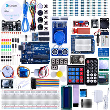 Load image into Gallery viewer, ELEGOO UNO R3 Project Most Complete Starter Kit with Tutorial Compatible with Arduino IDE (63 Items)

