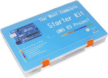 Load image into Gallery viewer, ELEGOO UNO R3 Project Most Complete Starter Kit with Tutorial Compatible with Arduino IDE (63 Items)
