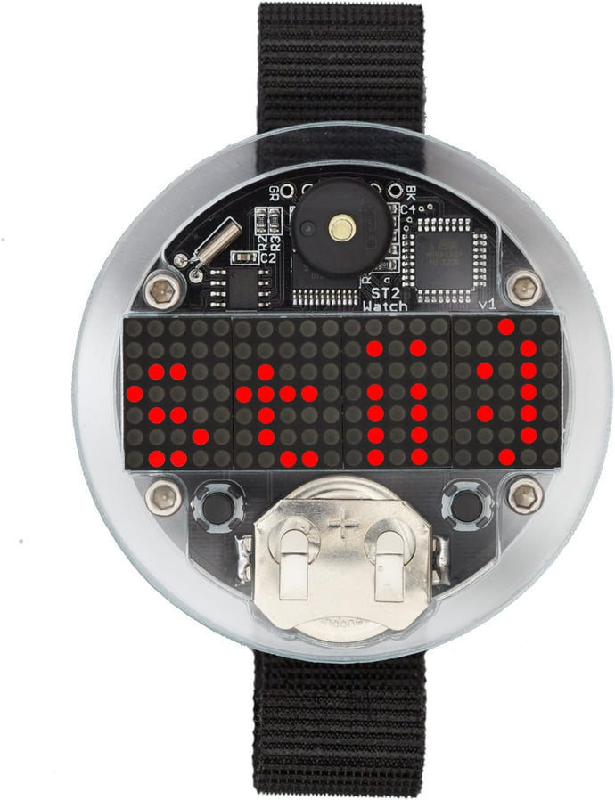 Solder: Time II Watch Soldering Kit, Comes with ATmega328P Microcontroller, Compatible with Arduino IDE