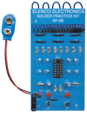Load image into Gallery viewer, Elenco Practical Soldering Project Kit - Teaches Soldering, Boards, Components, Color Codes (SP-3B)
