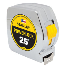 Load image into Gallery viewer, Stanley 25 Foot PowerLock® Tape Measure, 1&quot; Width (33-425)
