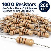 Load image into Gallery viewer, Carbon Film Resistors 5% 2 Watt 100 Ohms - 200 Pack
