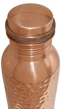 Load image into Gallery viewer, 2 Pack 30 Ounce Pure Copper Drinking Vessel in Elegant Gift Boxes, Hammered Water Bottle with Screw-On Cap, Ayurvedic Benefits
