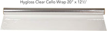 Load image into Gallery viewer, Hygloss Clear Cellophane Wrap, 12½ Foot Roll, 20" Width (71501)
