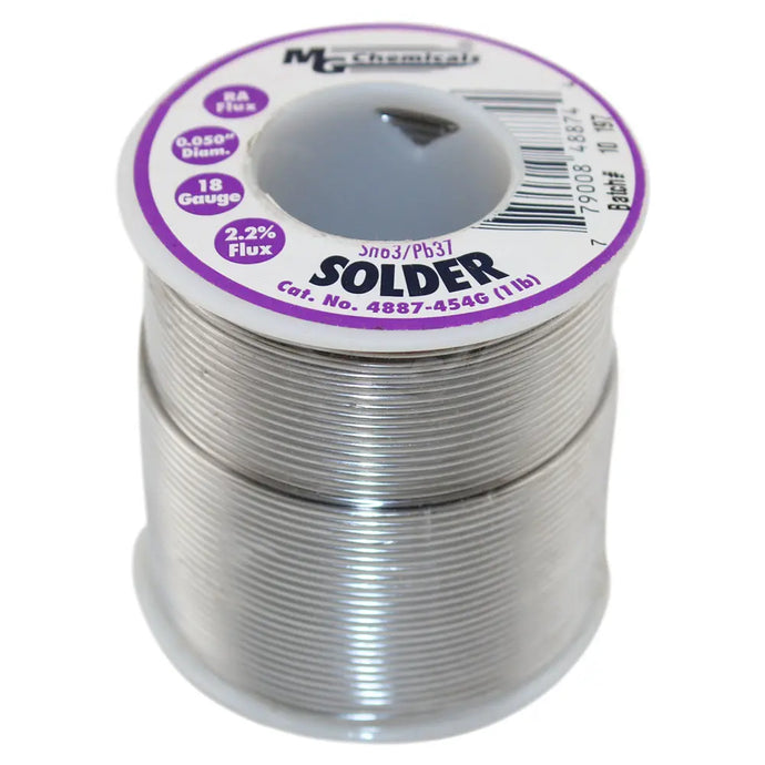 MG Chemicals 63/37 Rosin Core Leaded Solder, 0.05