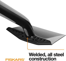 Load image into Gallery viewer, Fiskars Square Garden Spade Shovel - Steel Flat Shovel with 48&quot; D-Handle - Heavy Duty Garden Tool for Digging, Lawn Edging, and Weed Removal - Black/Orange (96676933J)
