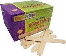 Load image into Gallery viewer, Creativity Street 500 Count Jumbo Wooden Craft Sticks - 6" Length, 0.75" Width (377601)
