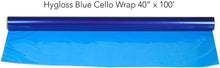 Load image into Gallery viewer, Hygloss Blue Cellophane Wrap, 12½ Foot Roll, 20&quot; Width (71506)
