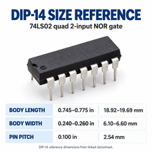 Load image into Gallery viewer, IC Logic - Quad 2-Input NOR Gate
