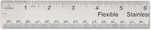 Load image into Gallery viewer, Universal 12-inch Standard/Metric Stainless Steel Ruler with Cork Back and Hanging Hole (UNV59023)
