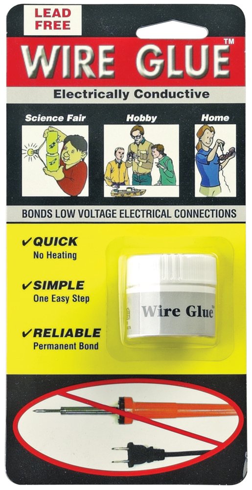 Electrically Conductive Wire Glue, 0.3 Fluid Ounce (9mL)